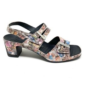 Vital 0506 Leather Dress Slingback Sandals Ethno Natur